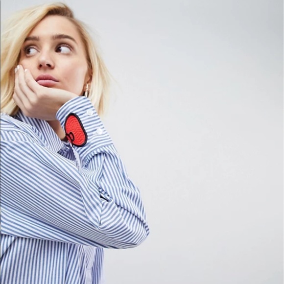 π°2X HOST PICKπ° NWT Hello Kitty X ASOS Pocket And Cuff Embroidery - Picture 2 of 15